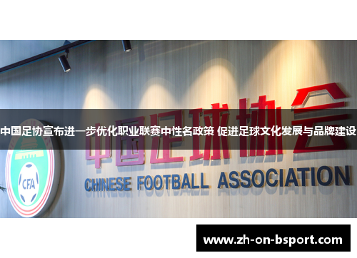 中国足协宣布进一步优化职业联赛中性名政策 促进足球文化发展与品牌建设